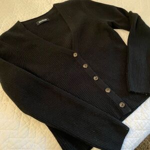 Black cashmere sweater or cardigan